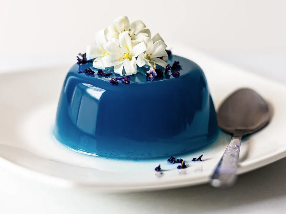 Blue Butterfly Pea Jelly (Dessert) - The Tea Cartel