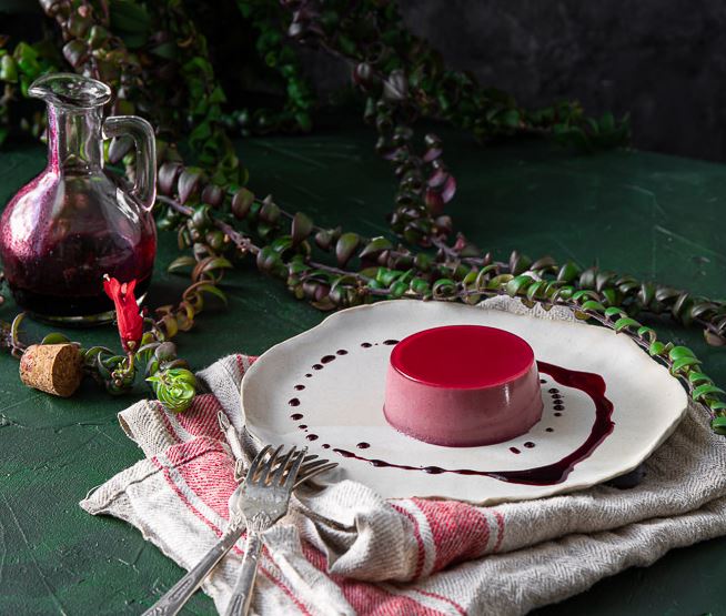 Hibiscus Tea Recipe - Panna Cotta - The Tea Cartel