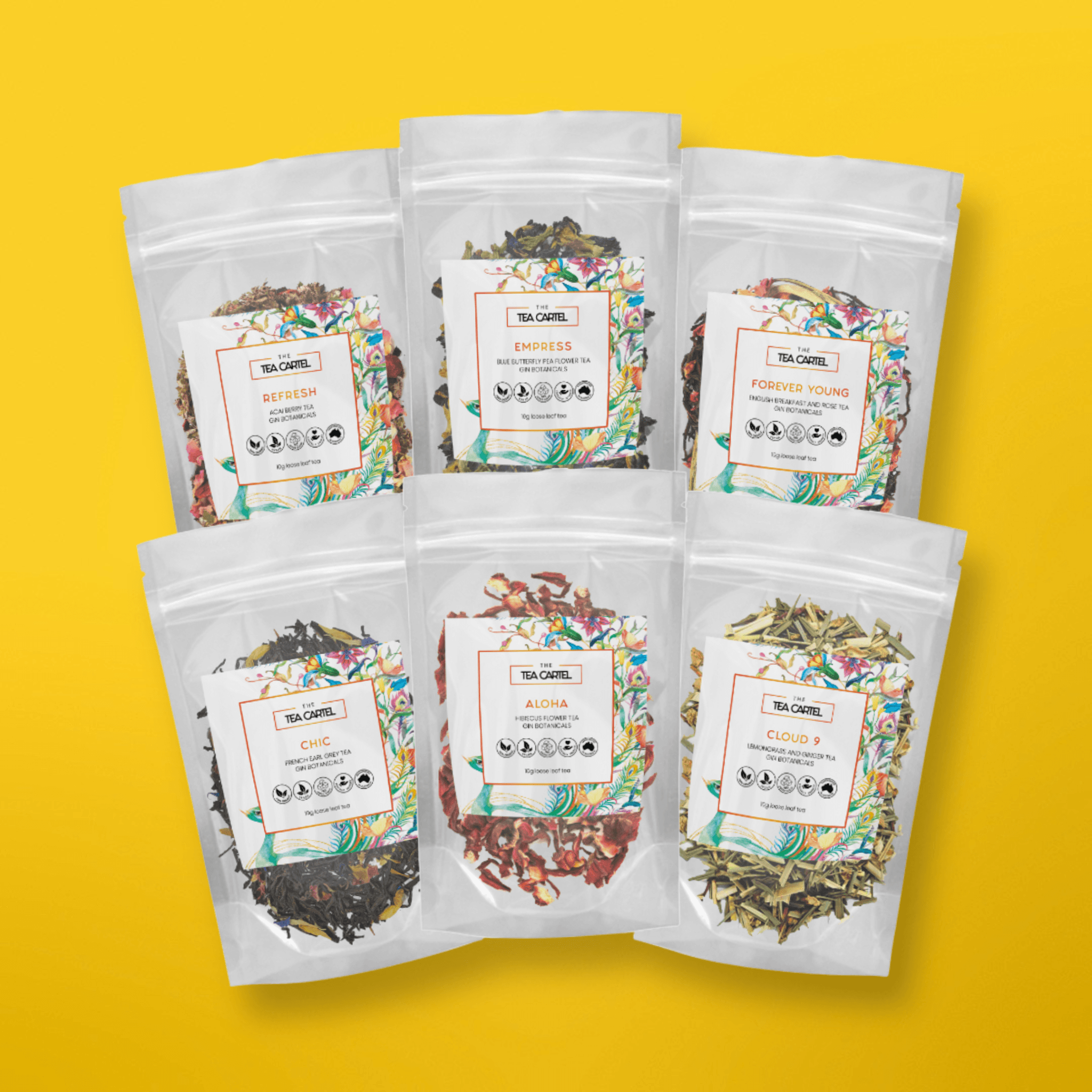 Mini Wellness Pack 6 Teas - The Tea Cartel