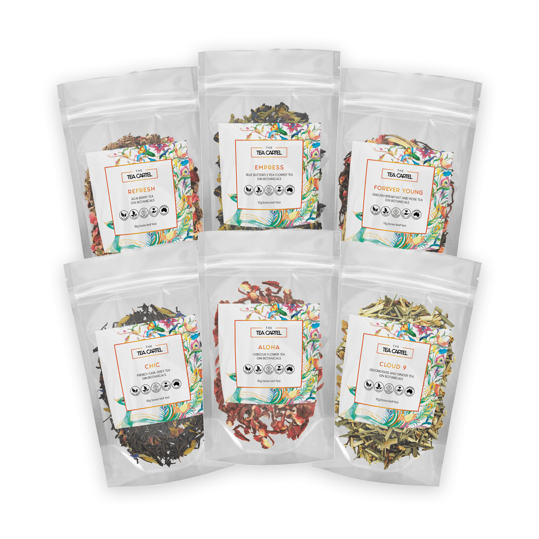 Wellness Pack - Sample 6 Teas - The Tea Cartel