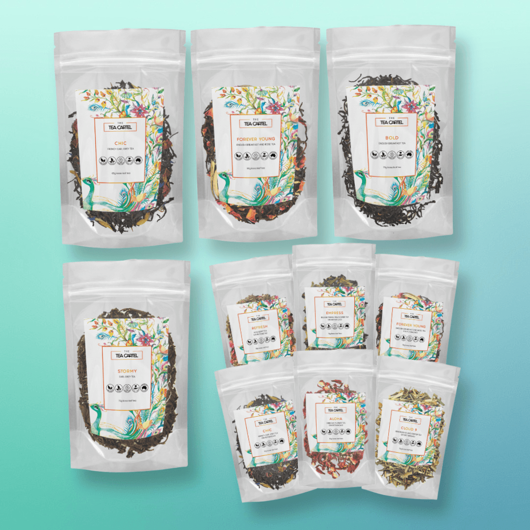 BUNDLE and SAVE Breakfast Pack 100% Organic - The Tea Cartel